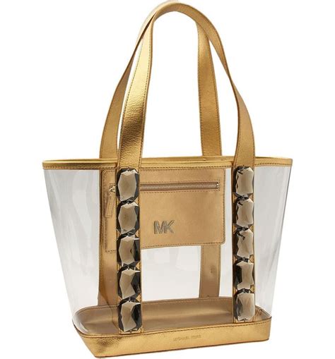 tote bags michael kors|michael kors clear tote bags.